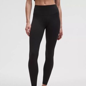 Lululemon athletica Black Leggings Wunder Train High-Rise Waistband